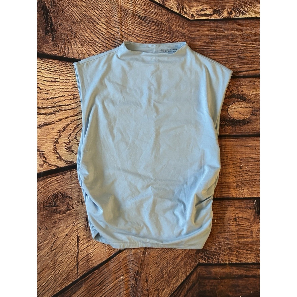 Abercrombie & Fitch Sky Blue Modal Top‎